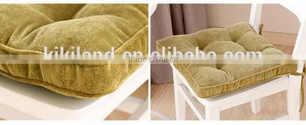2015 New Design Square Soft Chair Pad 46*46cm with PP cotton filling