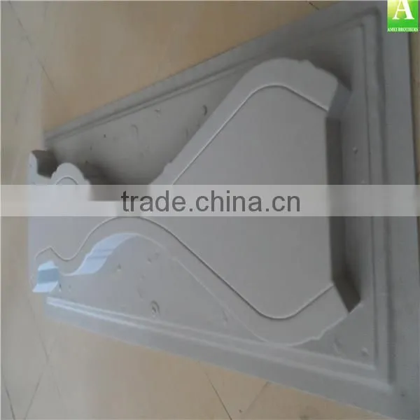 Custom made vacuum form painting red plastic thick shell