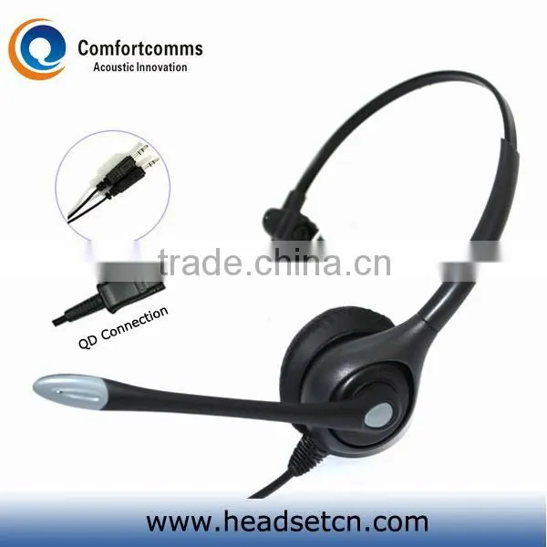 Monaural call center 3.5mm headset for personal computer and laptop HSM-600NPQDJ3.5D