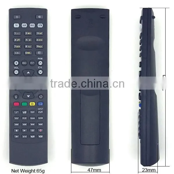 TV Aux DVD STB 4 in 1 multi device universal remote control