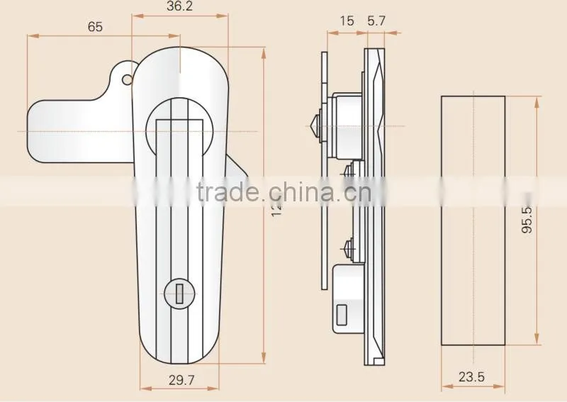 SAIP/SAIPWELL 2014 Hot Sales Zinc Alloy Door Lock Steel Cabinet With Locks