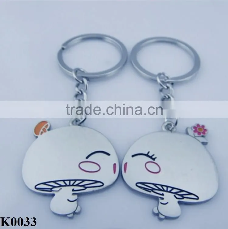 DIY metal souvenir keychain creative keychain of valentine's day gift K0032