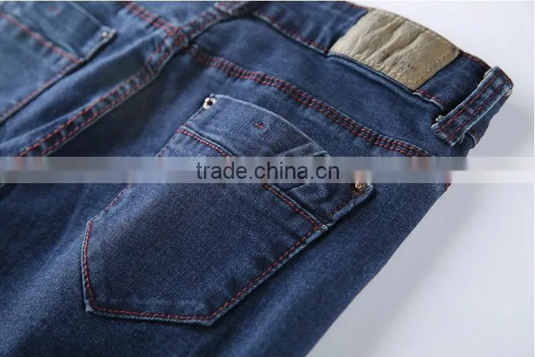 New 98% cotton and 2% Skinny Scratch Spandex Denim Jeans For Ladies