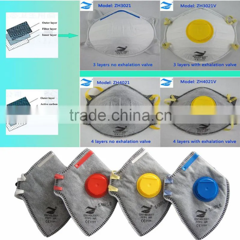 labour protection activated carbon filter mask