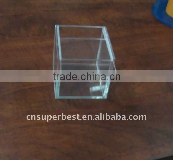 custom acrylic box with slide cover