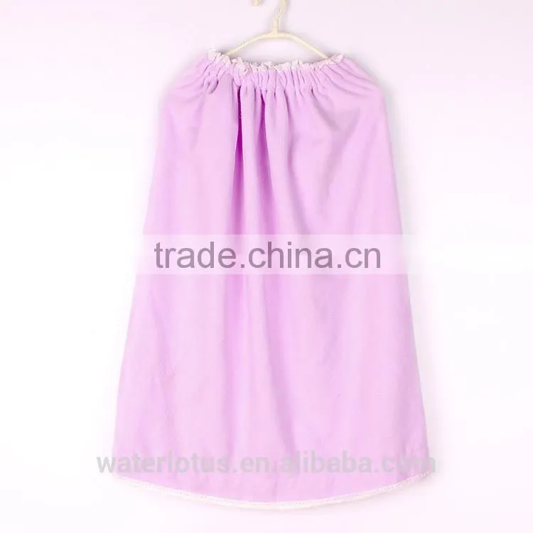 2014 yiwu manufacturer made in china hot sale microfiber bathrobe for women
