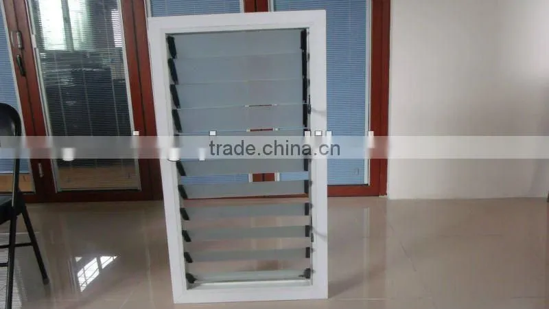 aluminium frame horizontal glass shutter window