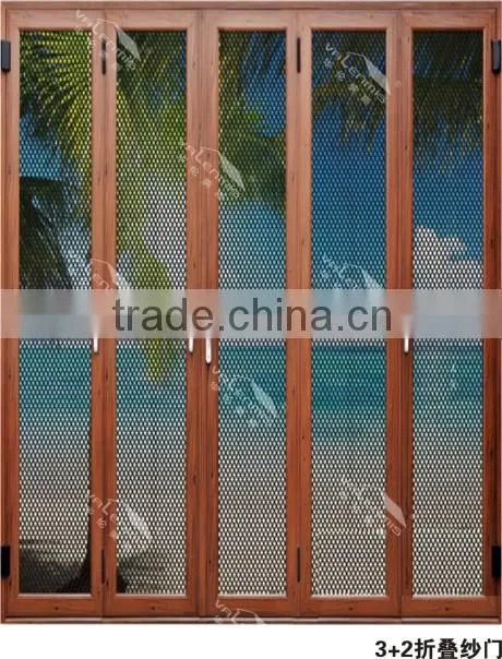 Valenmis tempered glassdoor,aluminum frame folding door/Double glazing aluminium bifold door