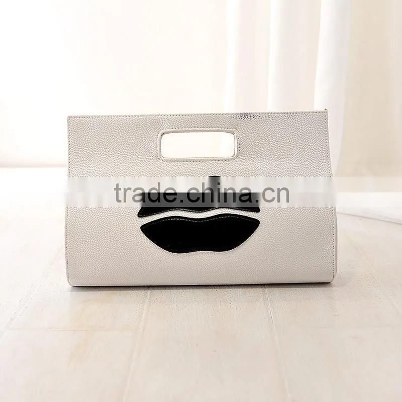 Pu customized vintage tote handbag ladies bags