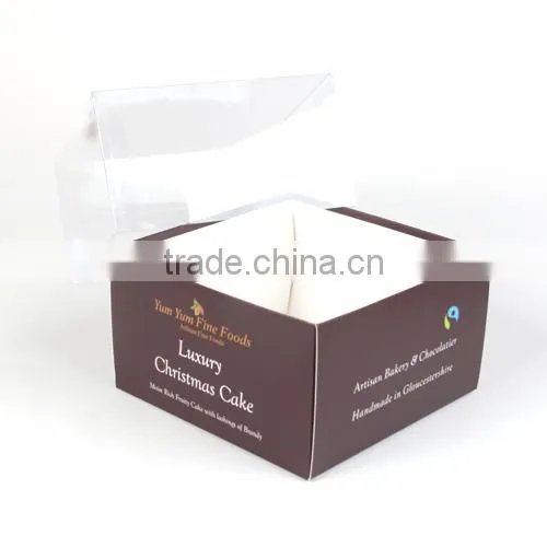 Sinicline Custom made safe paper package box for Cake