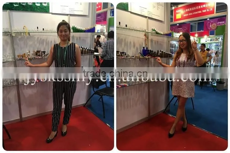 small glass perfume bottles with pump