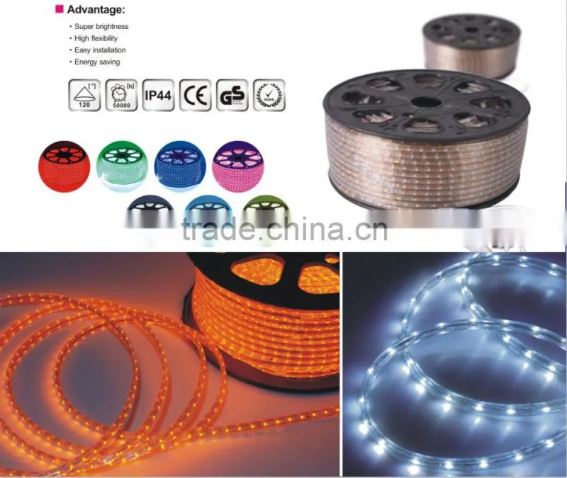 2016 Christmas outdoor led light low energy swimming poor 220-240v SMD3528 flexible led strip light christmas decoration