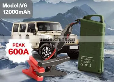 Emergency car battery boost lithium auto jump starter 12v jump starter