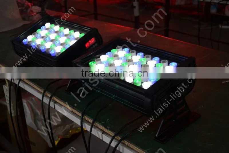 DMX control led city color light 48pcs 3w RGB led wall wash Light