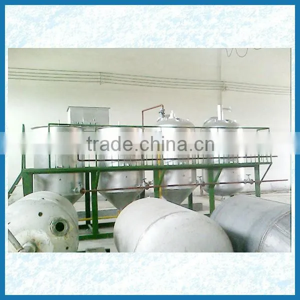 crude plam oil refining machine manufacturer for high quality edible oil