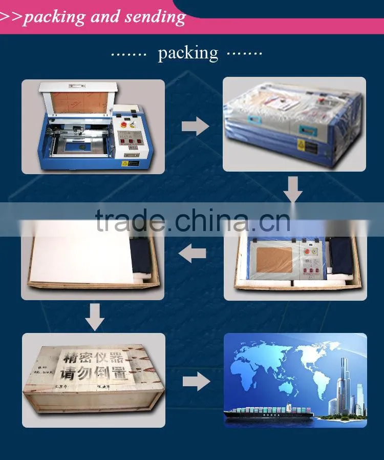 Granite stone laser engraving machine 400*200mm co2 laser cutting machine 4020 laser cutting machine for sale