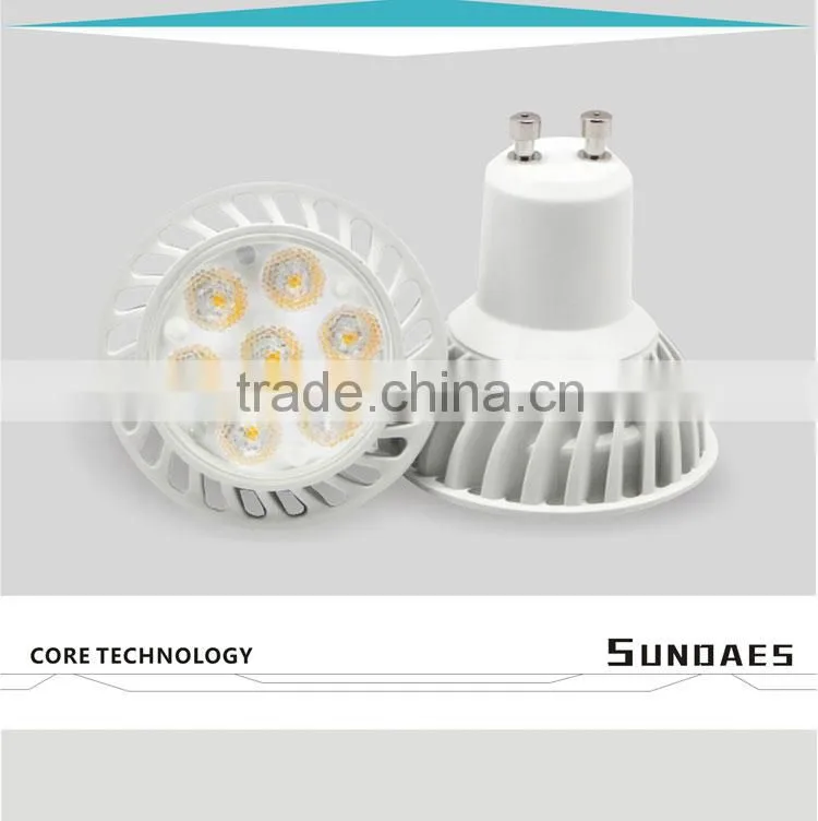 LED spotlight GU10 series 7W warm white cool white gu10 led spotlight spot bulb AC85-265V