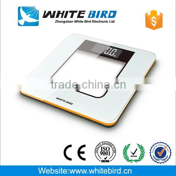 150kg LCD colorful plastic interlayer tempered glass electronic digital body weighing bathroom scale