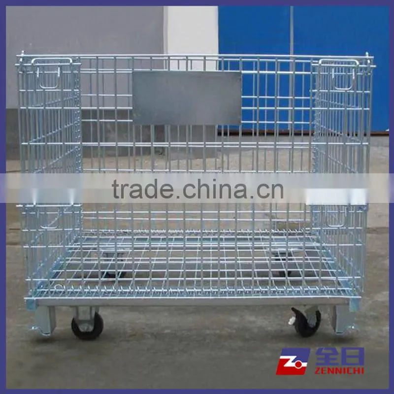 Customed Mesh Wire Pallet for Warehouse Storage Cage