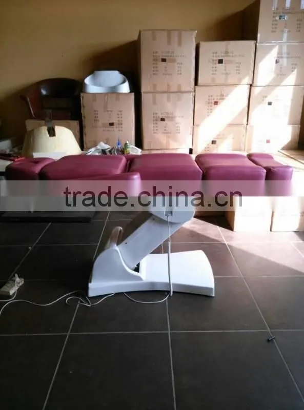 the best 2015 Guangzhou hot sale Electric Lift Beauty Bed/electric beauty bed