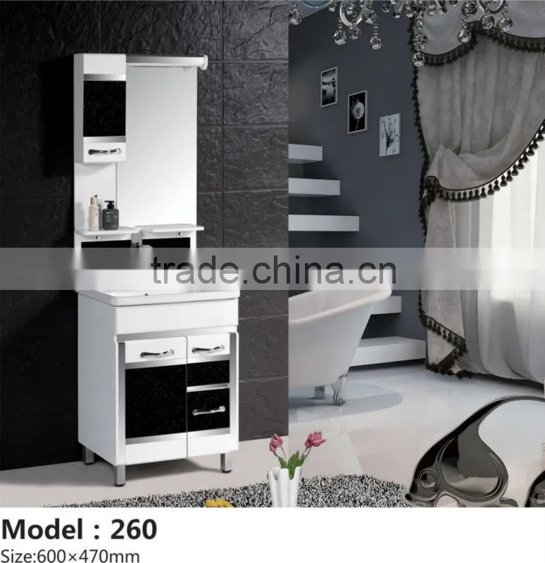 2014 hanging hangzhou pvc bathroom cabinet for cheap project