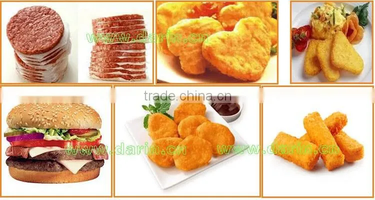 Patty burger food making machine factory price