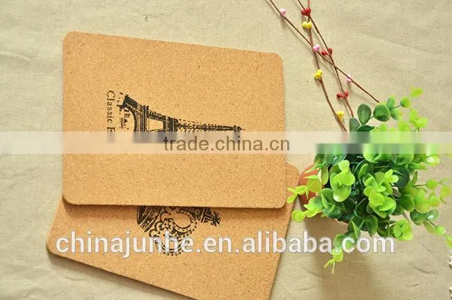Fashion cork wood coasters for drinking