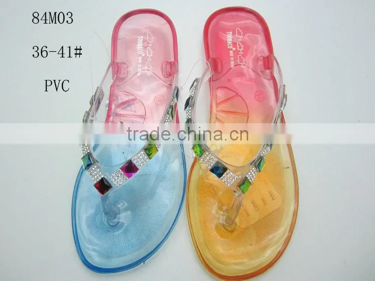 2014 Hot Selling and Fashion PCU Kids Flipflops with Various Colors