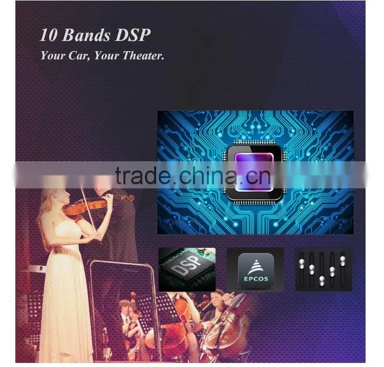 Cheap Car DVD player with 10.1 inch touch screen Android 5.1.1 Quad core GPS navigation
