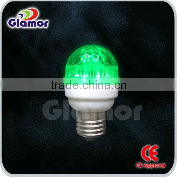 E27/B22 led belt light,1w led colorful bulb for outside decoration
