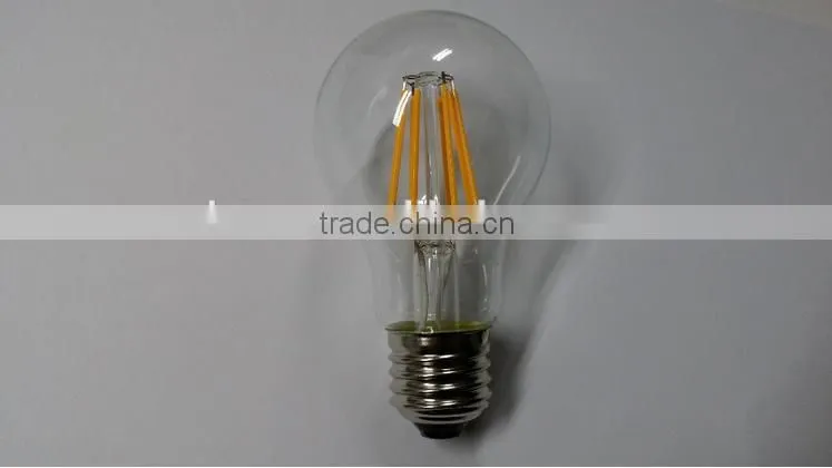2015 high lumen residential lighting 4w led filament bulb