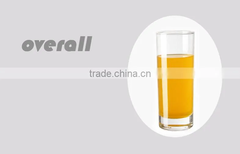 Personalized hand made chape colored drinking water glass cup