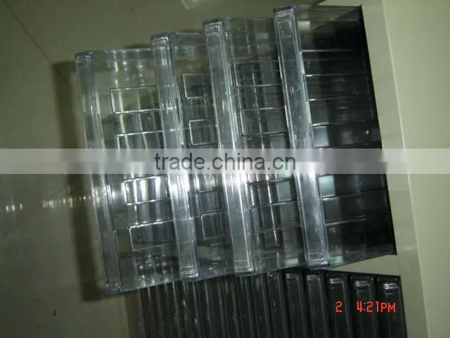 small parts cabinet with plastic box