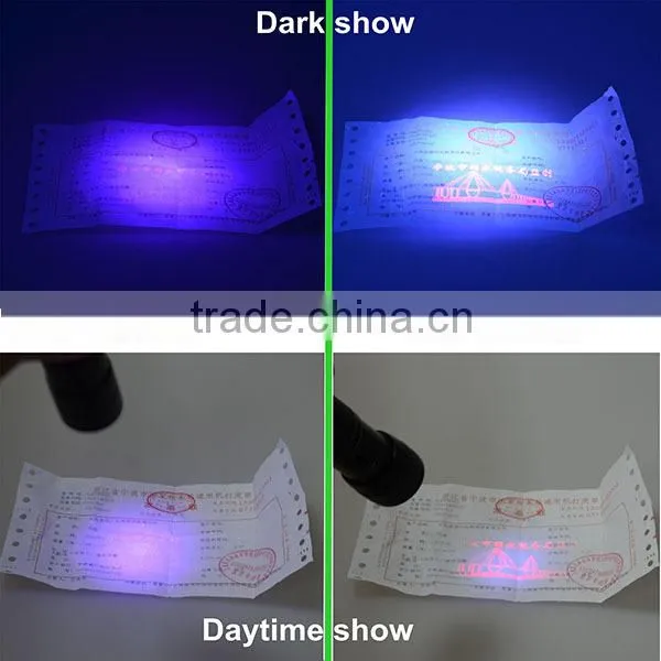 51 LED UV Light Bulb Flashlight 395nm Wavelength For Pet Urine Money Detector 51 395 UV with 3AAA Battery OEM ODM