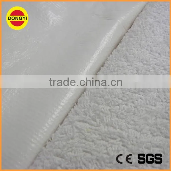Cotton/polyester french terry fabric with PU/TPU/PVC coated