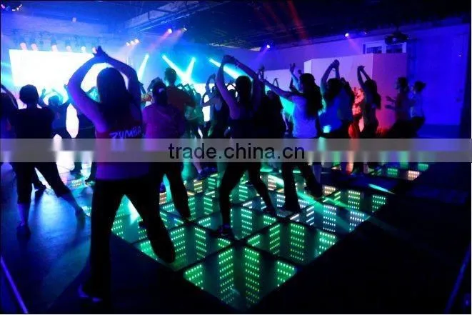 RGB color infinity led dancing floor/led dance floor paenls