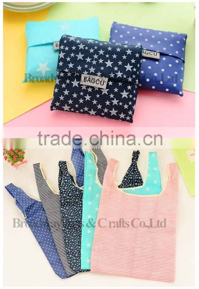 Promotional eco friendly natural handled organic polyester bag