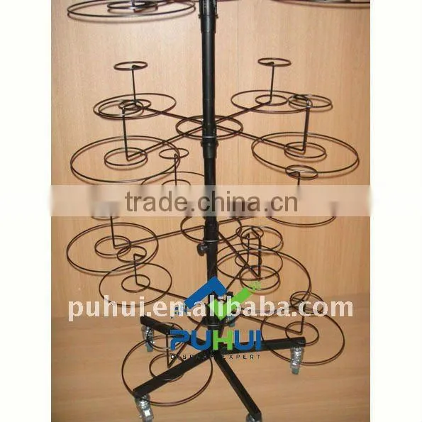metal spinning hat display fixture