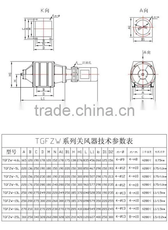 TGFZW series rice milling airlock machine
