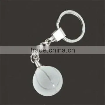 Crystal customized logo keychains for decoration