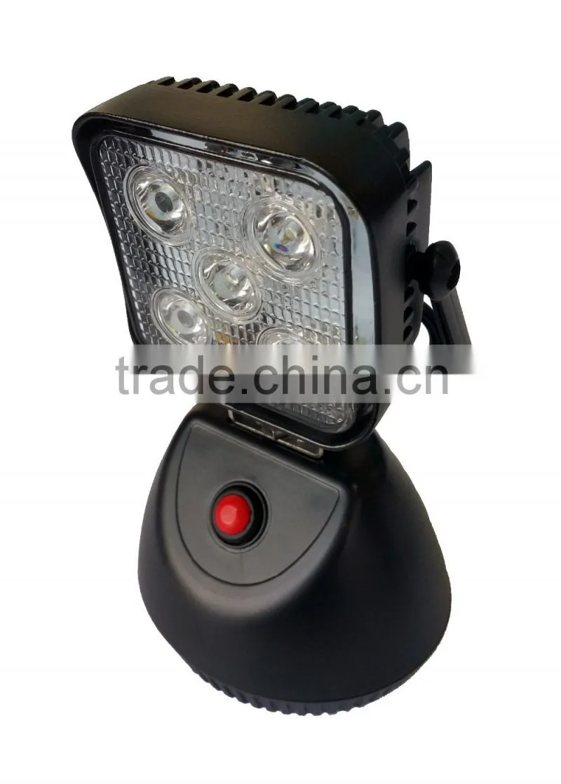 15W LED Magnet light,LED rechargeable work light, vehicle repair led light,LED work light