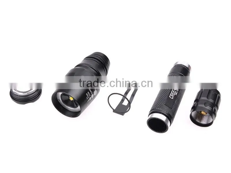 Zoom Focusing T6 LED Flashlight for Hunting wholesale