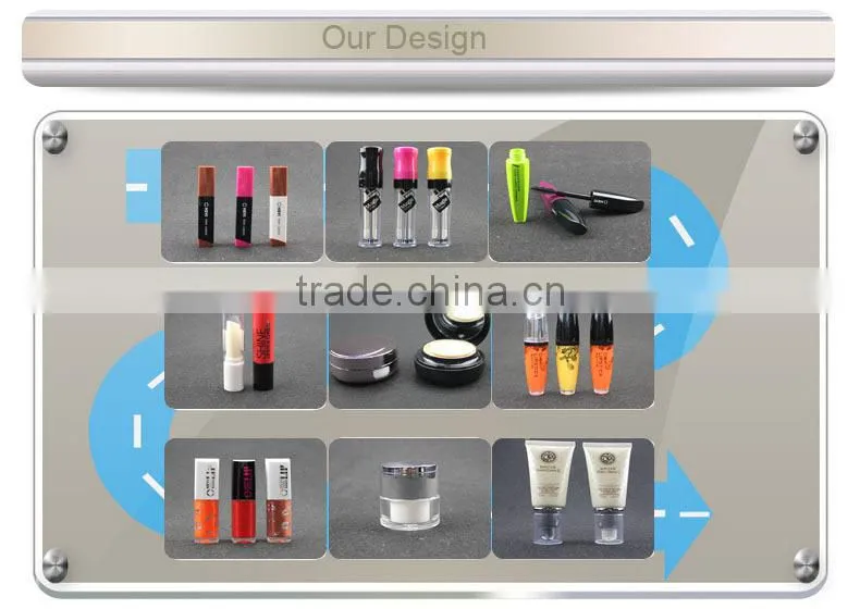 Colorful Plastic Macaron Shape empty cute Lip Balm Container