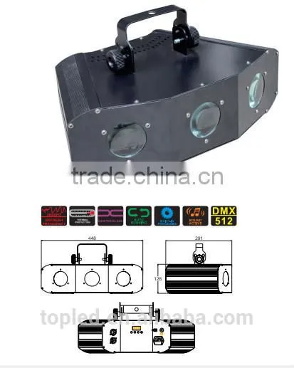 Popular DMX512 Sound-active RGBW Dance Floor LED Disco DJ Light
