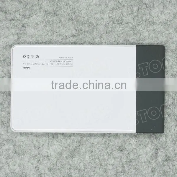 Factory Wholesale Mobile Power Bank 4600mAh , Good Quality mobile power bank