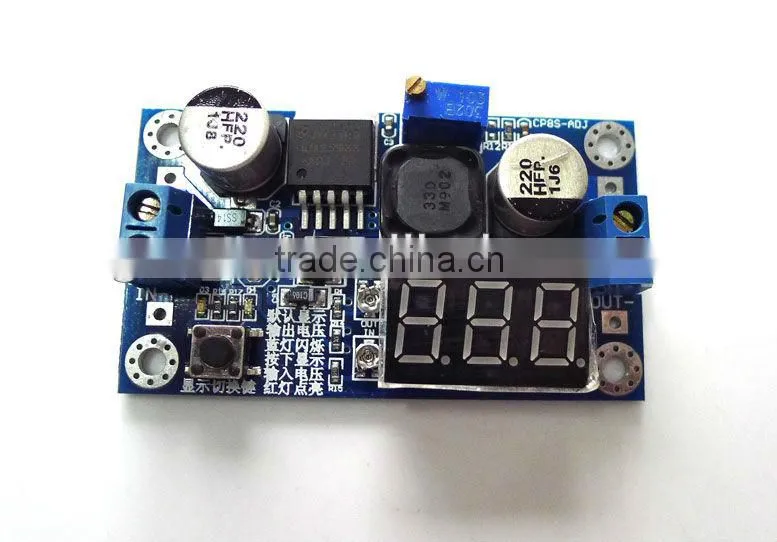 dc to dc step-down converter Voltage Regulator with LED display