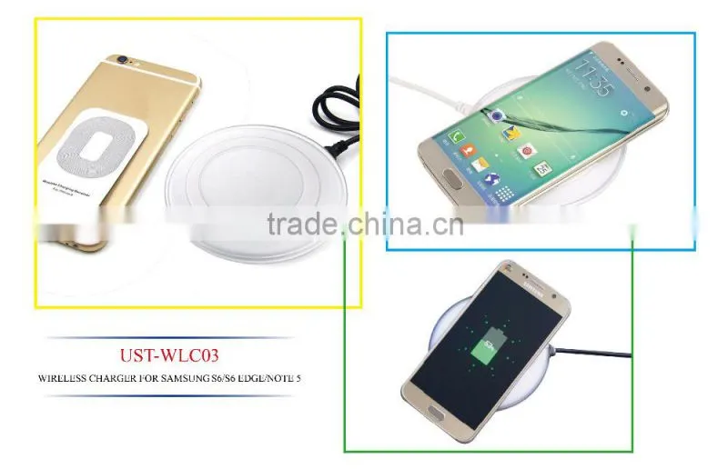 Wireless charger for Samsung S6/S6 EDGE/NOTE 5