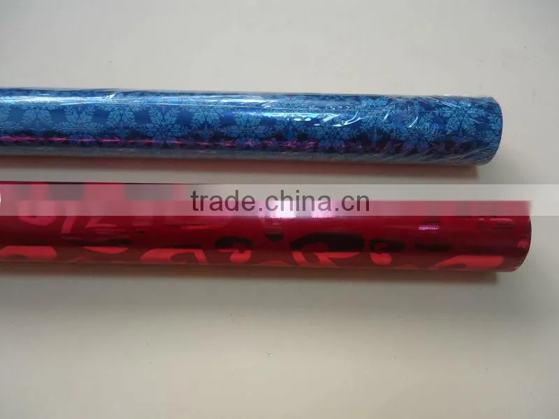 Hotting-selled color printed Aluminum gift wrapping paper