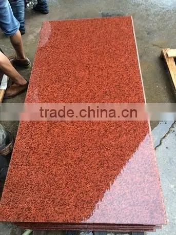 High polished dyed brown granite Dyed cafe brown granite tile