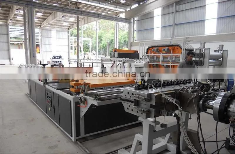 pvc plastic roof tile sheet making line / roof tile extruding machine